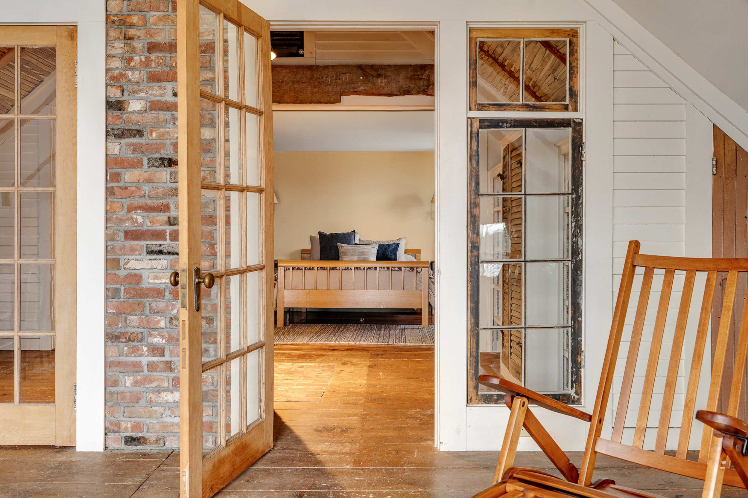 Farm House primary suite entry